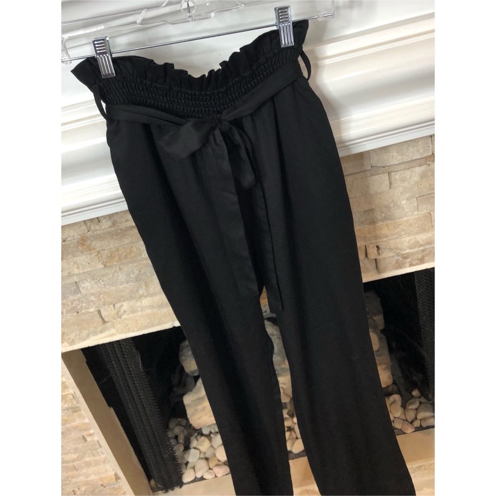 ❤️ FATE Brand Paper Bag Waist Tie Flare Pants! - Picture 7 of 8